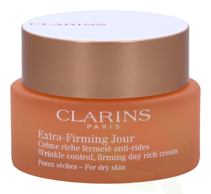 Clarins Extra-Firming Jour Firming Day Rich Cream 50 ml For Dry Skin i gruppen HELSE OG SKJØNNHET / Hudpleie / Ansikt / Ansiktskrem hos TP E-commerce Nordic AB (C48831)