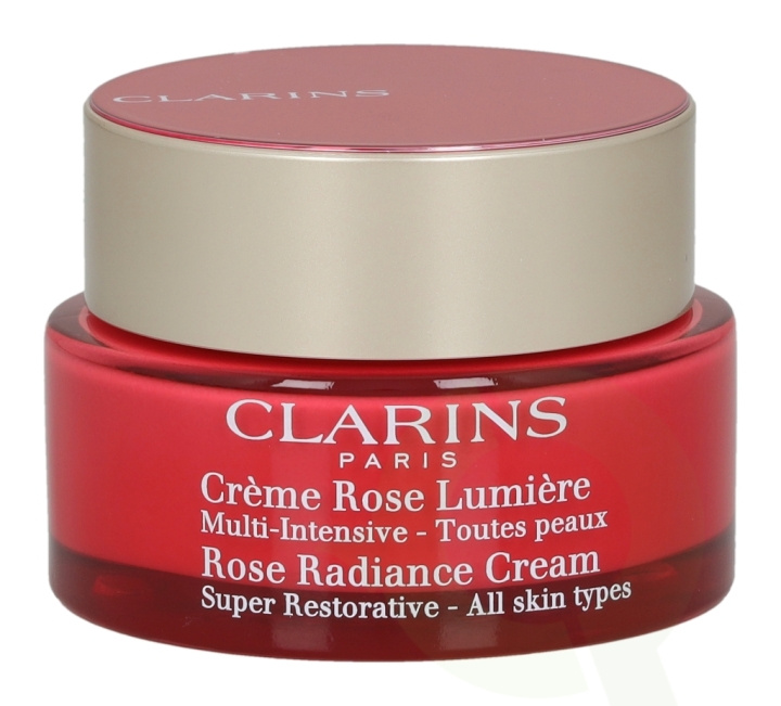 Clarins Super Restorative Rose Radiance Cream 50 ml All Skin Types i gruppen HELSE OG SKJØNNHET / Hudpleie / Ansikt / Ansiktskrem hos TP E-commerce Nordic AB (C48834)