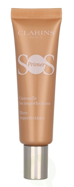 Clarins SOS Primer 30 ml Peach i gruppen HELSE OG SKJØNNHET / Makeup / Makeup ansikt / Primer hos TP E-commerce Nordic AB (C48838)