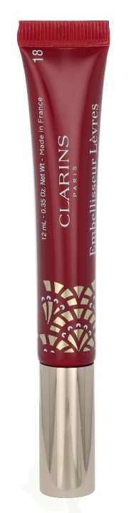 Clarins Natural Lip Perfector 12 ml #18 Intense Garnet i gruppen HELSE OG SKJØNNHET / Makeup / Lepper / Lipgloss / Plumper hos TP E-commerce Nordic AB (C48846)