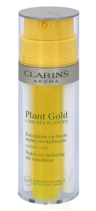 Clarins Plant Gold Nutri-Revitalizing Oil-Emulsion 35 ml Alle hudtyper i gruppen HELSE OG SKJØNNHET / Hudpleie / Ansikt / Dagkrem hos TP E-commerce Nordic AB (C48877)