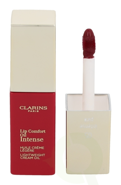 Clarins Lip Comfort Oil Intense 7 ml #05 Intense Pink i gruppen HELSE OG SKJØNNHET / Makeup / Lepper / Lipgloss / Plumper hos TP E-commerce Nordic AB (C48886)