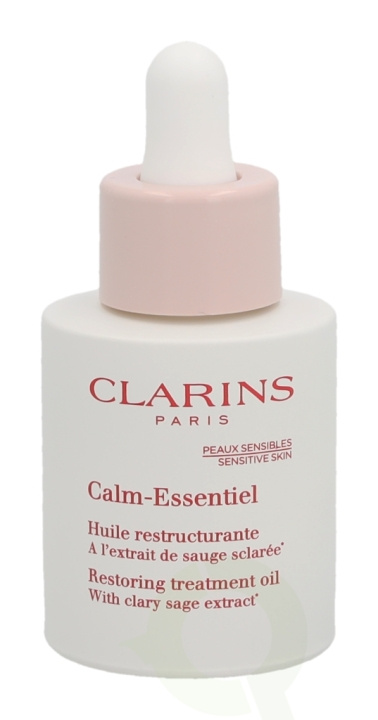 Clarins Calm-Essentiel Restoring Treatment Oil 30 ml Sensitive Skin Care i gruppen HELSE OG SKJØNNHET / Hudpleie / Ansikt / Ansiktsolje hos TP E-commerce Nordic AB (C48942)