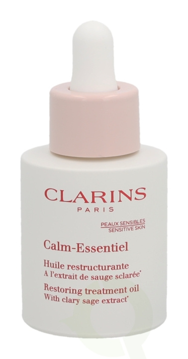Clarins Calm-Essentiel Restoring Treatment Oil 30 ml Pleie for sensitiv hud i gruppen HELSE OG SKJØNNHET / Hudpleie / Ansikt / Ansiktsolje hos TP E-commerce Nordic AB (C48942)
