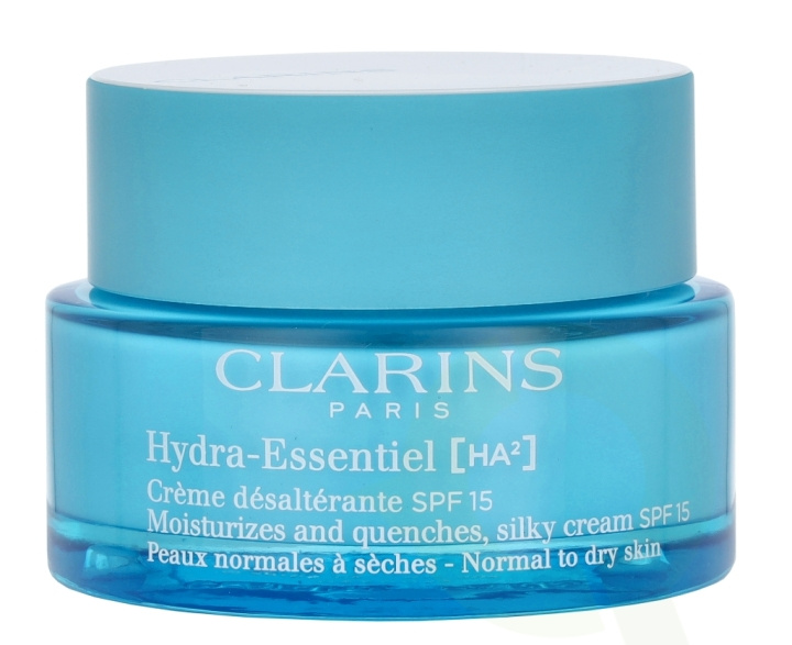 Clarins Hydra-Essentiel Silky Cream SPF15 50 ml Normal To Dry Skin i gruppen HELSE OG SKJØNNHET / Hudpleie / Ansikt / Dagkrem hos TP E-commerce Nordic AB (C48989)