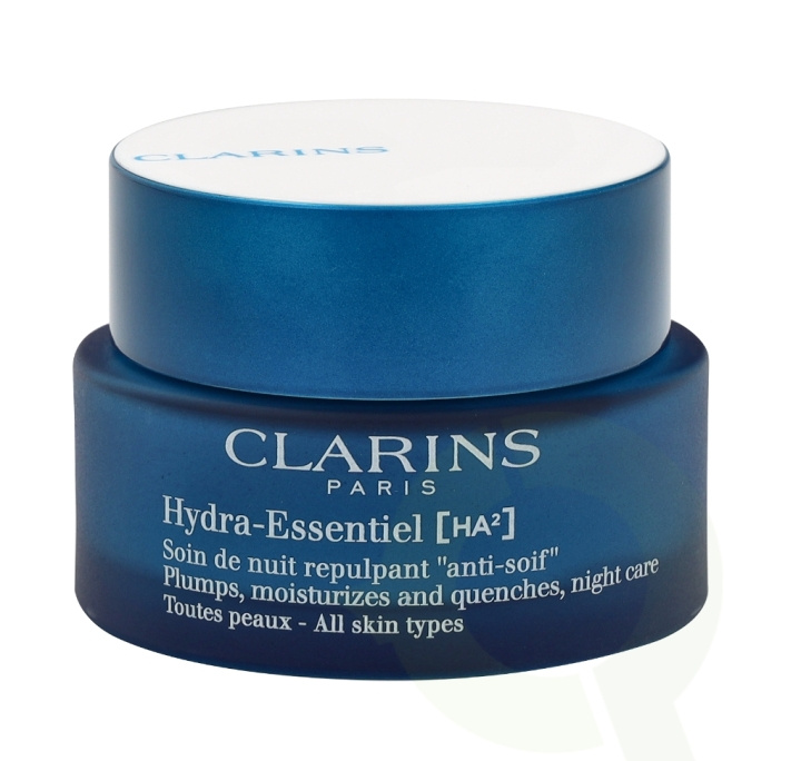 Clarins Hydra-Essentiel Night Cream 50 ml All Skin Types i gruppen HELSE OG SKJØNNHET / Hudpleie / Ansikt / Nattkrem hos TP E-commerce Nordic AB (C48991)