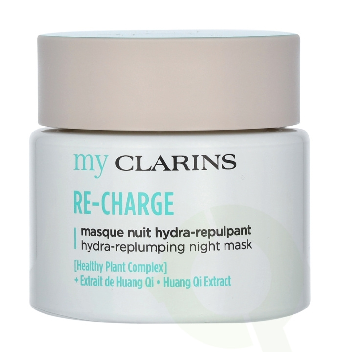 Clarins Re-Charge Hydra-Replumping Night Mask 50 ml All Skin Types i gruppen HELSE OG SKJØNNHET / Hudpleie / Ansikt / Ansiktskrem hos TP E-commerce Nordic AB (C49003)