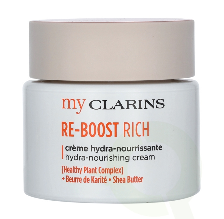 Clarins Re-Boost Rich Hydra-Nourishing Cream 50 ml Dry And Sensitive Skin i gruppen HELSE OG SKJØNNHET / Hudpleie / Ansikt / Dagkrem hos TP E-commerce Nordic AB (C49004)