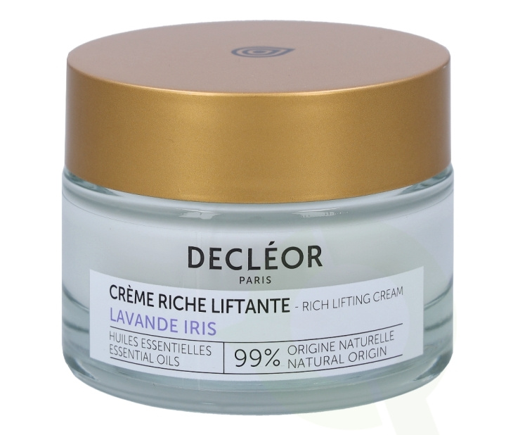 Decleor Lavendel Iris Rich Lifting Cream 50 ml Anti-rynker i gruppen HELSE OG SKJØNNHET / Hudpleie / Ansikt / Dagkrem hos TP E-commerce Nordic AB (C49043)
