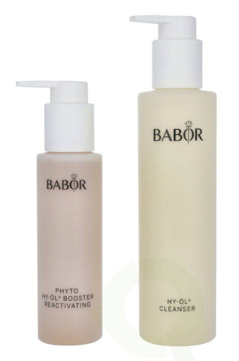 Babor Hy-Oil Cleansing Phyto Booster Reactivating Set 300 ml Cleansing Oil 200ml/Booster Reactivating 100ml - For Mature Skin i gruppen HELSE OG SKJØNNHET / Gavesett / Gavesett for henne hos TP E-commerce Nordic AB (C49200)
