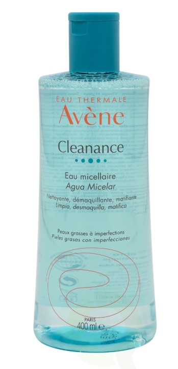 Avene Cleanance Micellar Water 400 ml For Oily Blemish-Prone Skin i gruppen HELSE OG SKJØNNHET / Makeup / Sminkefjerner hos TP E-commerce Nordic AB (C49254)