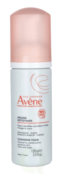 Avene Mattifying Cleansing Foam 150 ml Normal To Combination Skin i gruppen HELSE OG SKJØNNHET / Hudpleie / Ansikt / Rengjøring hos TP E-commerce Nordic AB (C49261)