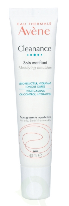Avene Cleanance Mattifying Emulsion 40 ml For fet, flekkete hud i gruppen HELSE OG SKJØNNHET / Hudpleie / Ansikt / Dagkrem hos TP E-commerce Nordic AB (C49302)