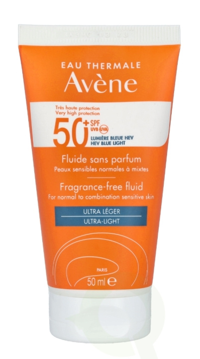 Avene High Protection Unscented Fluid SPF50+ 50 ml i gruppen HELSE OG SKJØNNHET / Hudpleie / Soling / Solkrem hos TP E-commerce Nordic AB (C49312)