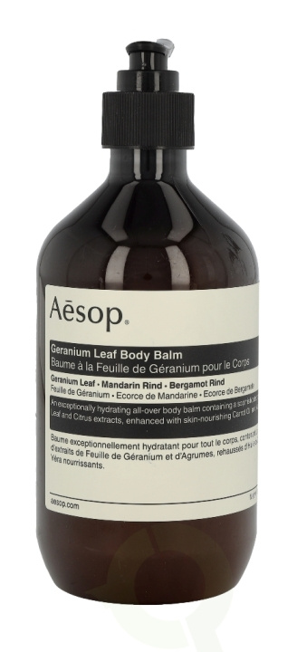 AESOP Geranium Leaf Body Balm 500 ml i gruppen HELSE OG SKJØNNHET / Hudpleie / Kroppspleie / Body lotion hos TP E-commerce Nordic AB (C49331)