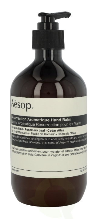 AESOP Resurrection Aromatique Hand Balm 500 ml i gruppen HELSE OG SKJØNNHET / Manikyr/pedikyr / Håndkrem hos TP E-commerce Nordic AB (C49346)