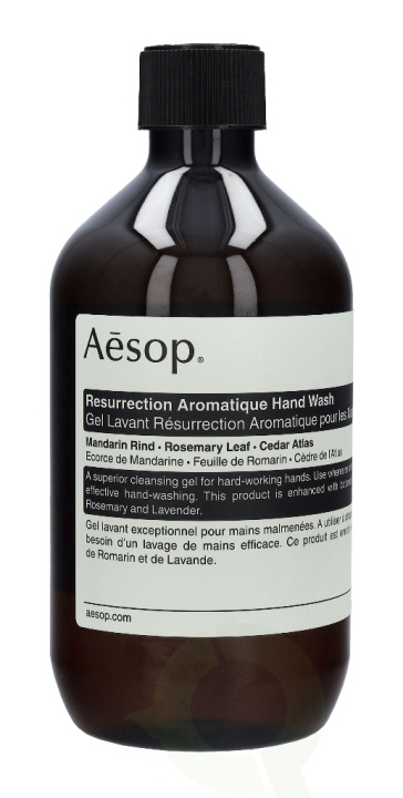 AESOP Resurrection Aromatique Hand Wash 500 ml With Screw Cap i gruppen HELSE OG SKJØNNHET / Hudpleie / Kroppspleie / Bad- og dusjkrem hos TP E-commerce Nordic AB (C49347)