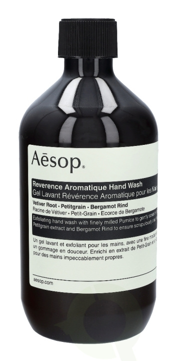 AESOP Reverence Aromatique Hand Wash 500 ml i gruppen HELSE OG SKJØNNHET / Hudpleie / Kroppspleie / Bad- og dusjkrem hos TP E-commerce Nordic AB (C49351)