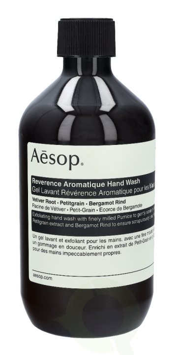AESOP Reverence Aromatique Håndvask 500 ml i gruppen HELSE OG SKJØNNHET / Hudpleie / Kroppspleie / Bad- og dusjkrem hos TP E-commerce Nordic AB (C49351)