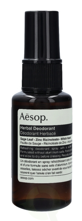AESOP Herbal Deodorant Spray 50 ml i gruppen HELSE OG SKJØNNHET / Duft og parfyme / Deodorant / Deo for henne hos TP E-commerce Nordic AB (C49365)