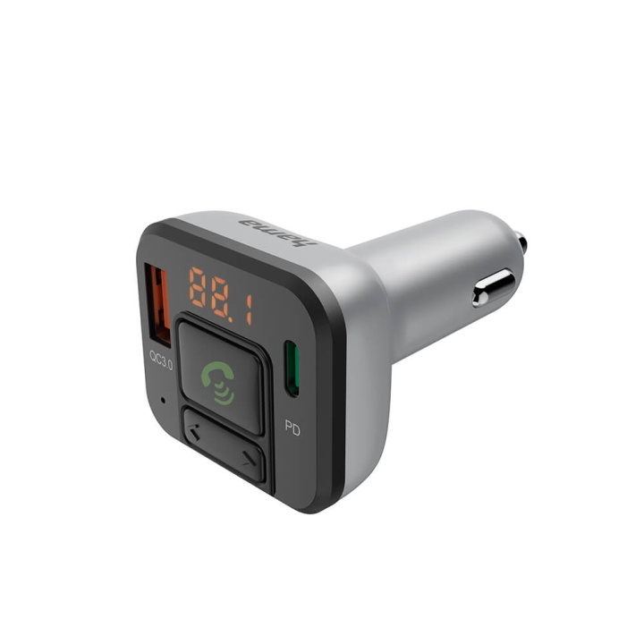 Hama FM-sender Bluetooth Håndfri USB-C PD/QC i gruppen Bil / Billyd & Multimedia / FM-Sender hos TP E-commerce Nordic AB (C49408)