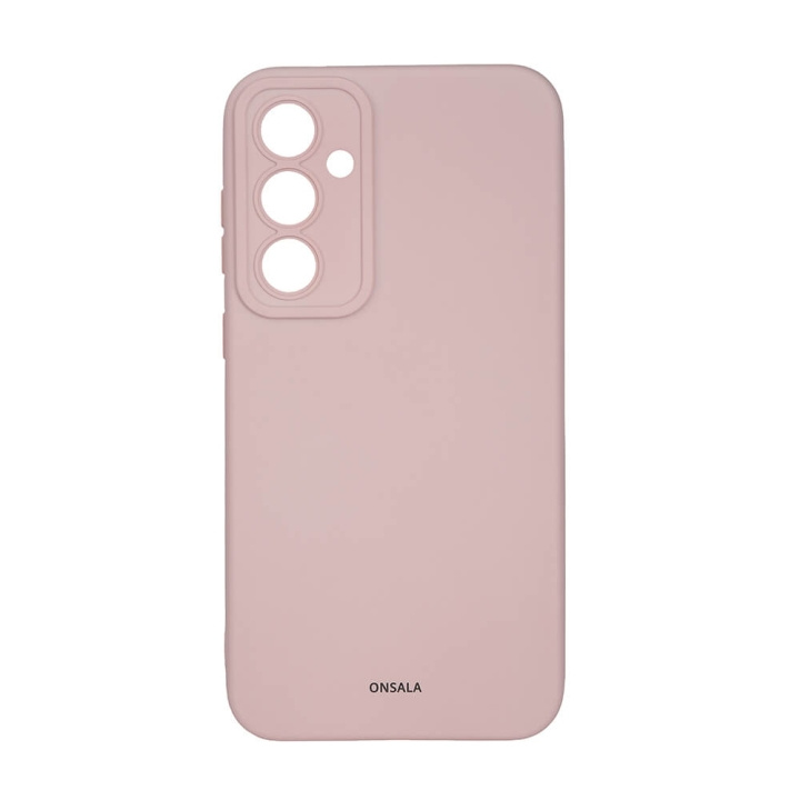 Onsala Backcover Sil Touch Samsung S23 FE 5G Chalk Pink i gruppen SMARTTELEFON & NETTBRETT / Mobilbeskyttelse / Samsung hos TP E-commerce Nordic AB (C49428)