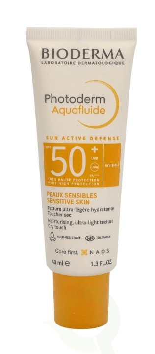 Bioderma Photoderm Aquafluide SPF50+ 40 ml Usynlig sensitiv hud i gruppen HELSE OG SKJØNNHET / Hudpleie / Soling / Solkrem hos TP E-commerce Nordic AB (C49587)