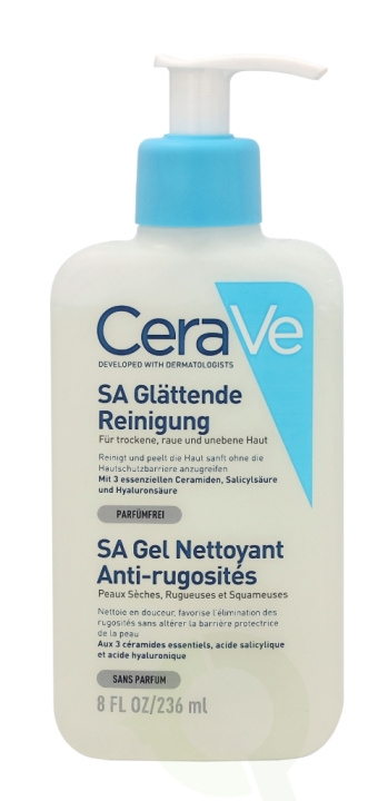 Cerave SA Smoothing Cleanser 236 ml For Dry, Rough, Bumpy Skin i gruppen HELSE OG SKJØNNHET / Hudpleie / Ansikt / Ansiktskrem hos TP E-commerce Nordic AB (C49605)