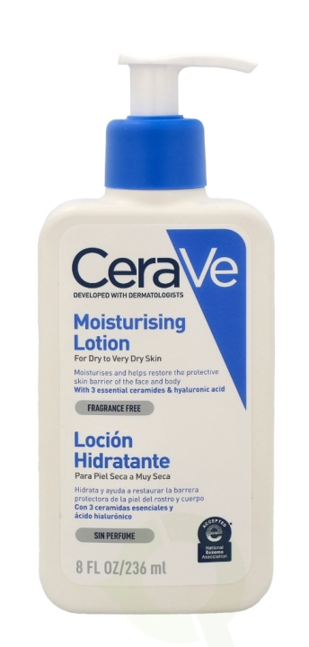 Cerave Moisturising Lotion 236 ml For Dry To Very Dry Skin i gruppen HELSE OG SKJØNNHET / Hudpleie / Kroppspleie / Body lotion hos TP E-commerce Nordic AB (C49607)