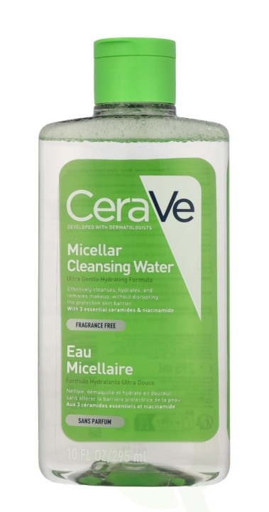Cerave Micellar Cleansing Water 295 ml Fragrance Free i gruppen HELSE OG SKJØNNHET / Hudpleie / Ansikt / Rengjøring hos TP E-commerce Nordic AB (C49622)
