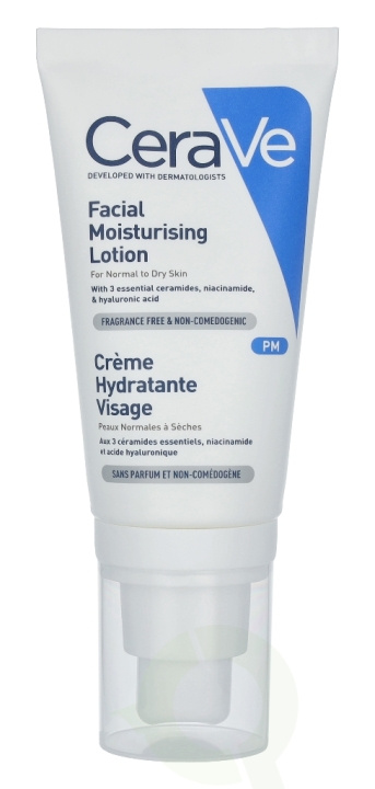 Cerave Facial Moisturising Lotion 52 ml For Normal To Dry Skin i gruppen HELSE OG SKJØNNHET / Hudpleie / Ansikt / Dagkrem hos TP E-commerce Nordic AB (C49623)