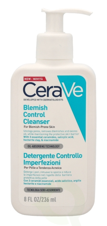 Cerave Blemish Control Cleanser 236 ml i gruppen HELSE OG SKJØNNHET / Hudpleie / Ansikt / Rengjøring hos TP E-commerce Nordic AB (C49629)