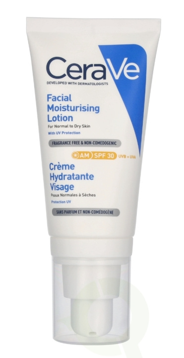 Cerave Moisturizing Face Cream SPF30 52 ml i gruppen HELSE OG SKJØNNHET / Hudpleie / Ansikt / Dagkrem hos TP E-commerce Nordic AB (C49632)