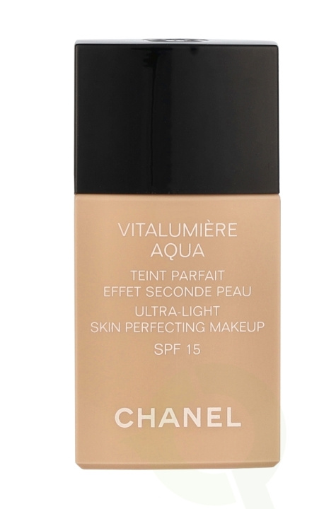 Chanel Vitalumiere Aqua Ultra-Light Makeup SPF15 30 ml #50 Beige - Ultra Light i gruppen HELSE OG SKJØNNHET / Makeup / Makeup ansikt / Foundation hos TP E-commerce Nordic AB (C49681)