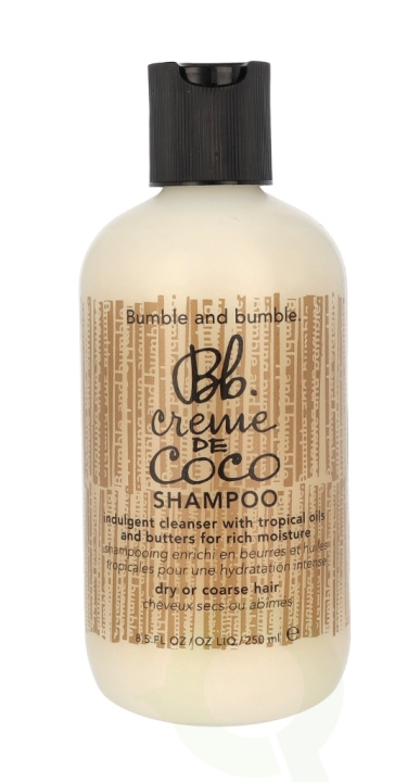Bumble and Bumble Bumble & Bumble Creme De Coco Shampoo 250 ml Indulgent Cleanser With Tropical Oils And Butters For Rich Moisture i gruppen HELSE OG SKJØNNHET / Hår & styling / Hårpleie / Sjampo hos TP E-commerce Nordic AB (C49825)