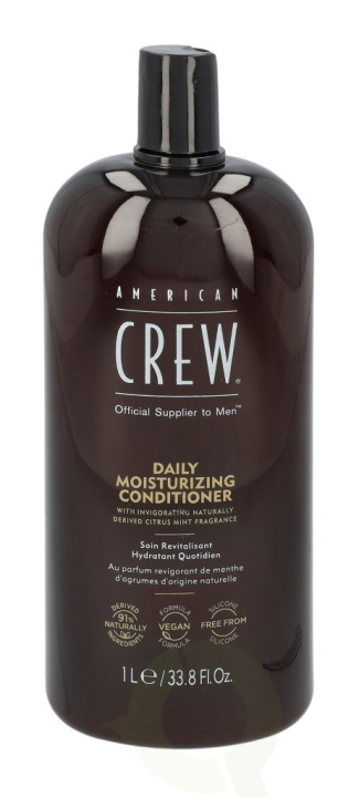 American Crew Daily Moisturizing Conditioner 1000 ml 91% Naturally Vegan i gruppen HELSE OG SKJØNNHET / Hår & styling / Hårpleie / Balsam hos TP E-commerce Nordic AB (C49853)