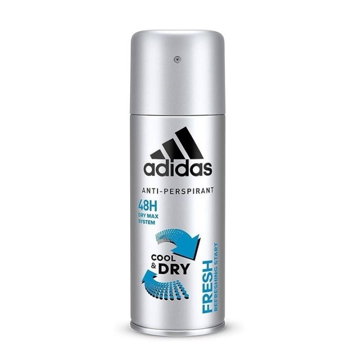 adidas Cool & Dry Fresh Deo Spray 150ml i gruppen HELSE OG SKJØNNHET / Duft og parfyme / Deodorant / Deo for han hos TP E-commerce Nordic AB (C49855)