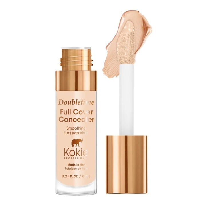 Kokie Cosmetics Kokie Doubletime Full Cover Concealer - 105 Light Tan i gruppen HELSE OG SKJØNNHET / Makeup / Makeup ansikt / Concealer hos TP E-commerce Nordic AB (C49865)
