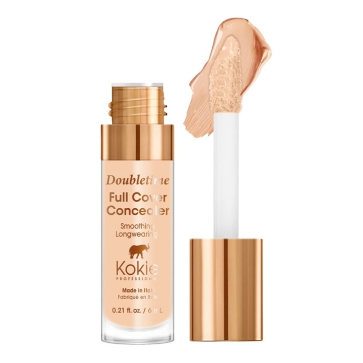 Kokie Cosmetics Kokie Doubletime Full Cover Concealer - 103 Tan Peach i gruppen HELSE OG SKJØNNHET / Makeup / Makeup ansikt / Concealer hos TP E-commerce Nordic AB (C49866)