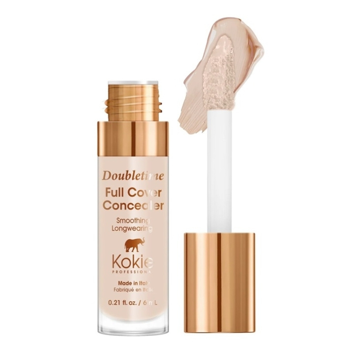 Kokie Cosmetics Kokie Doubletime Full Cover Concealer - 106 Light Neutral i gruppen HELSE OG SKJØNNHET / Makeup / Makeup ansikt / Concealer hos TP E-commerce Nordic AB (C49868)