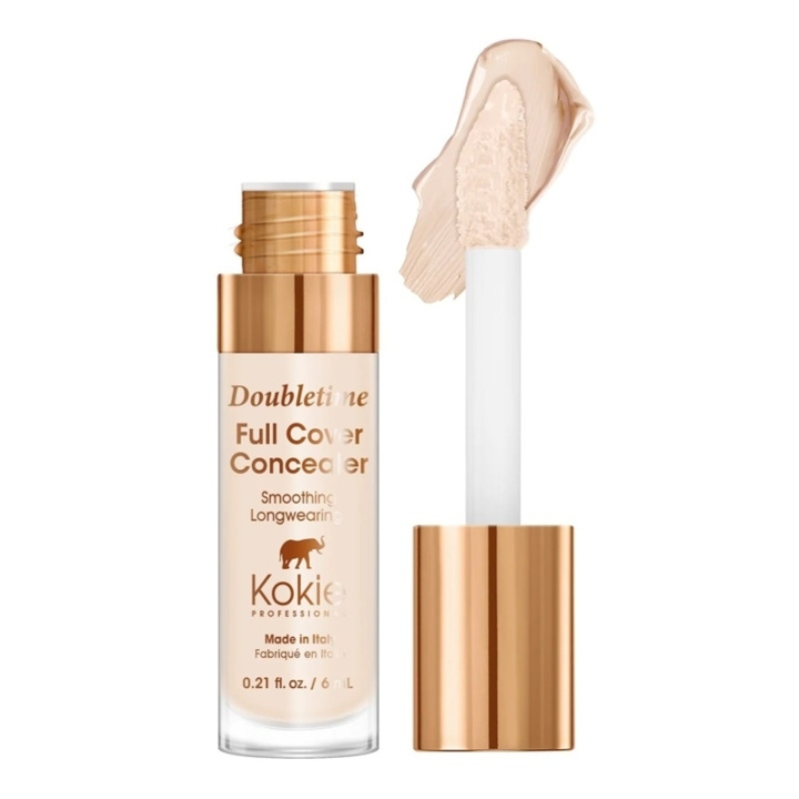 Kokie Cosmetics Kokie Doubletime Full Cover Concealer - 107 Fair Ivory i gruppen HELSE OG SKJØNNHET / Makeup / Makeup ansikt / Concealer hos TP E-commerce Nordic AB (C49873)