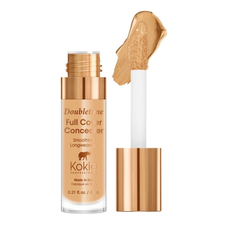 Kokie Cosmetics Kokie Doubletime Full Cover Concealer - 108 Deep Tan i gruppen HELSE OG SKJØNNHET / Makeup / Makeup ansikt / Concealer hos TP E-commerce Nordic AB (C49874)