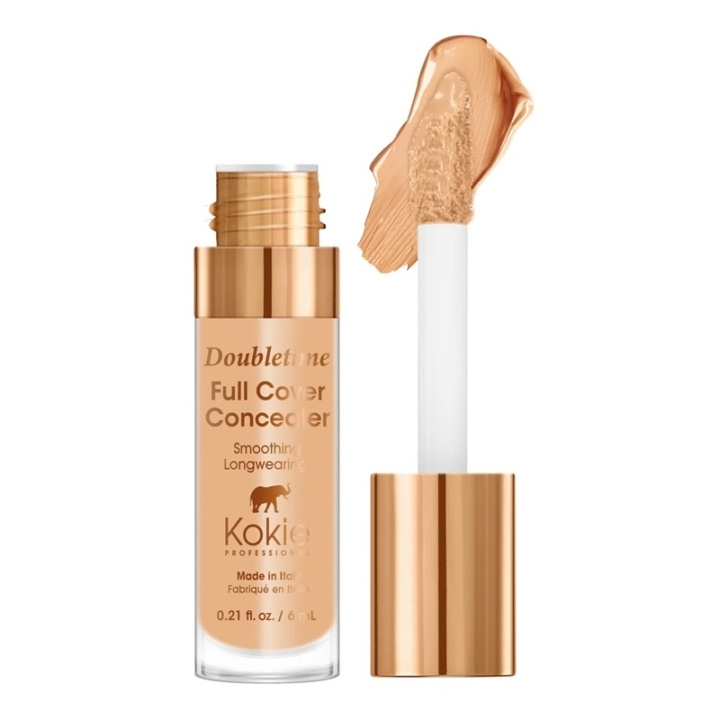 Kokie Cosmetics Kokie Doubletime Full Cover Concealer - 111 Medium Beige i gruppen HELSE OG SKJØNNHET / Makeup / Makeup ansikt / Concealer hos TP E-commerce Nordic AB (C49875)