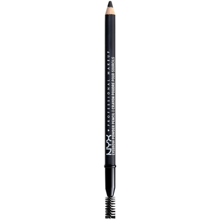 NYX PROF. MAKEUP Eyebrow Powder Pencil - Black i gruppen HELSE OG SKJØNNHET / Makeup / Øyne og øyebryn / Øyenbrynspenn hos TP E-commerce Nordic AB (C49880)