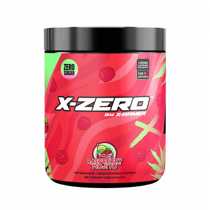 X-GAMER X-Zero 160 gram Raspberry Mojito i gruppen Datautstyr / GAMING / Energidrikke for gamere hos TP E-commerce Nordic AB (C49929)