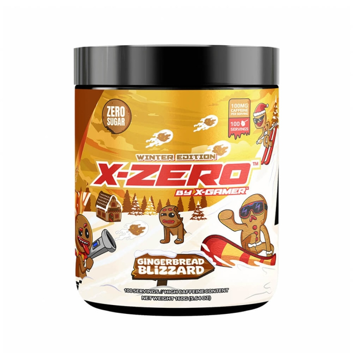 X-GAMER X-Zero 160 gram Gingerbread i gruppen Datautstyr / GAMING / Energidrikke for gamere hos TP E-commerce Nordic AB (C49931)