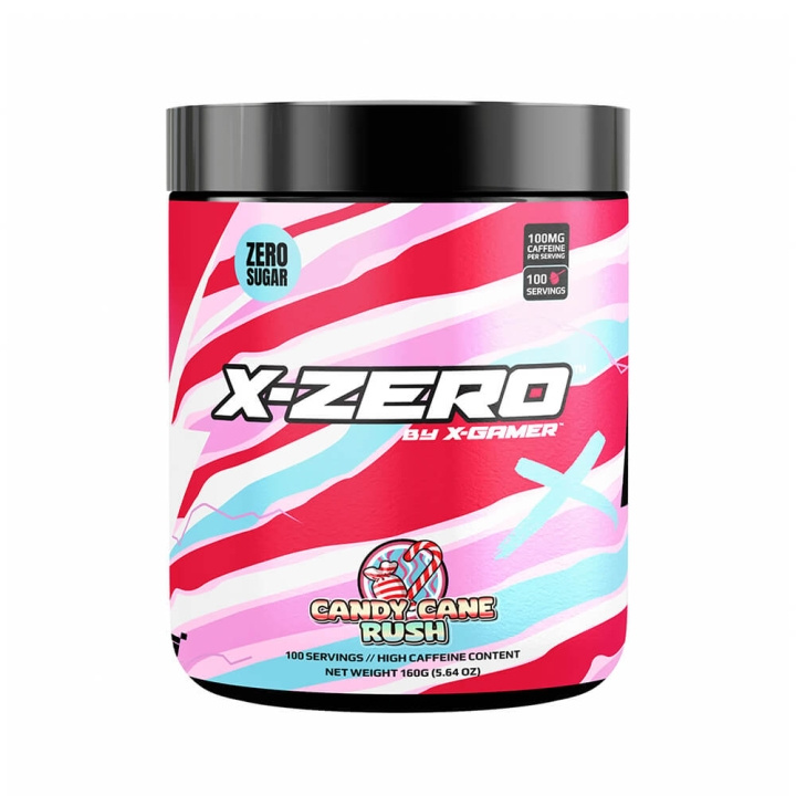 X-GAMER X-Zero 160 gram Candy Cane i gruppen Datautstyr / GAMING / Energidrikke for gamere hos TP E-commerce Nordic AB (C49933)