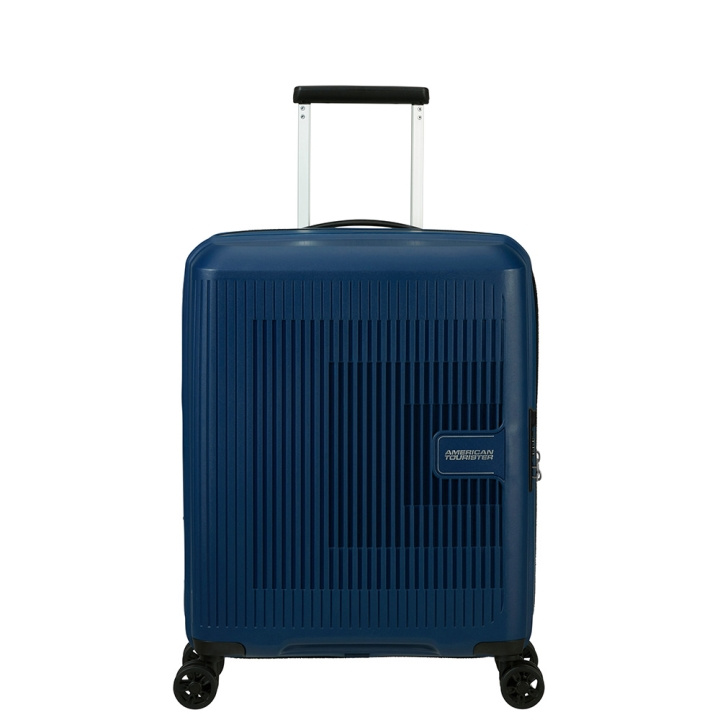 American Tourister Kabinkoffert AeroStep Spinner 55/20 Navy Blue i gruppen LEKER, BARN OG BABY / Reise / Barnevesker / Kofferter hos TP E-commerce Nordic AB (C49944)