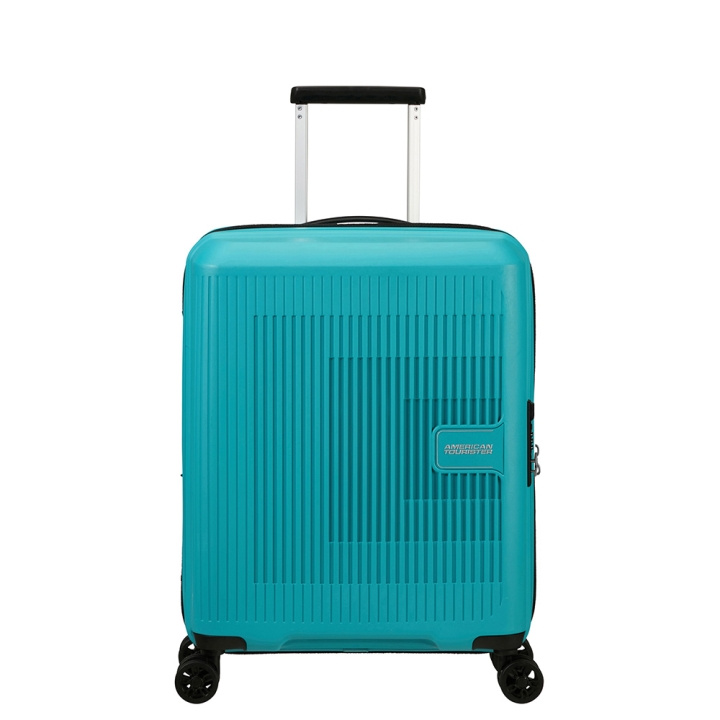 American Tourister Aerostep Spinner 55/20 Turquoise Tonic i gruppen SPORT, FRITID & HOBBY / Reise / Kofferter hos TP E-commerce Nordic AB (C49950)