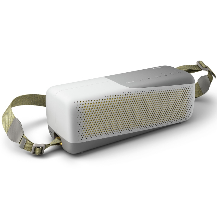 Philips GO trådløs høyttaler - TAS7807 Hvit i gruppen Elektronikk / Lyd & Bilde / Høyttalere & tilbehør / Bluetooth-høyttalere / Bærbare høyttalere hos TP E-commerce Nordic AB (C49965)